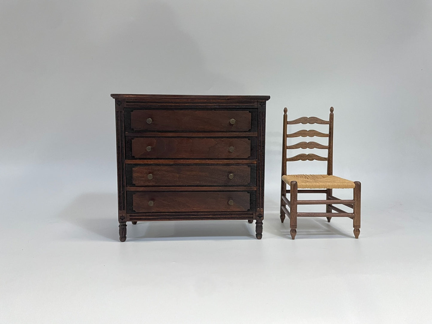 1:6 Scale Wooden Dresser Miniature Dollhouse Furniture