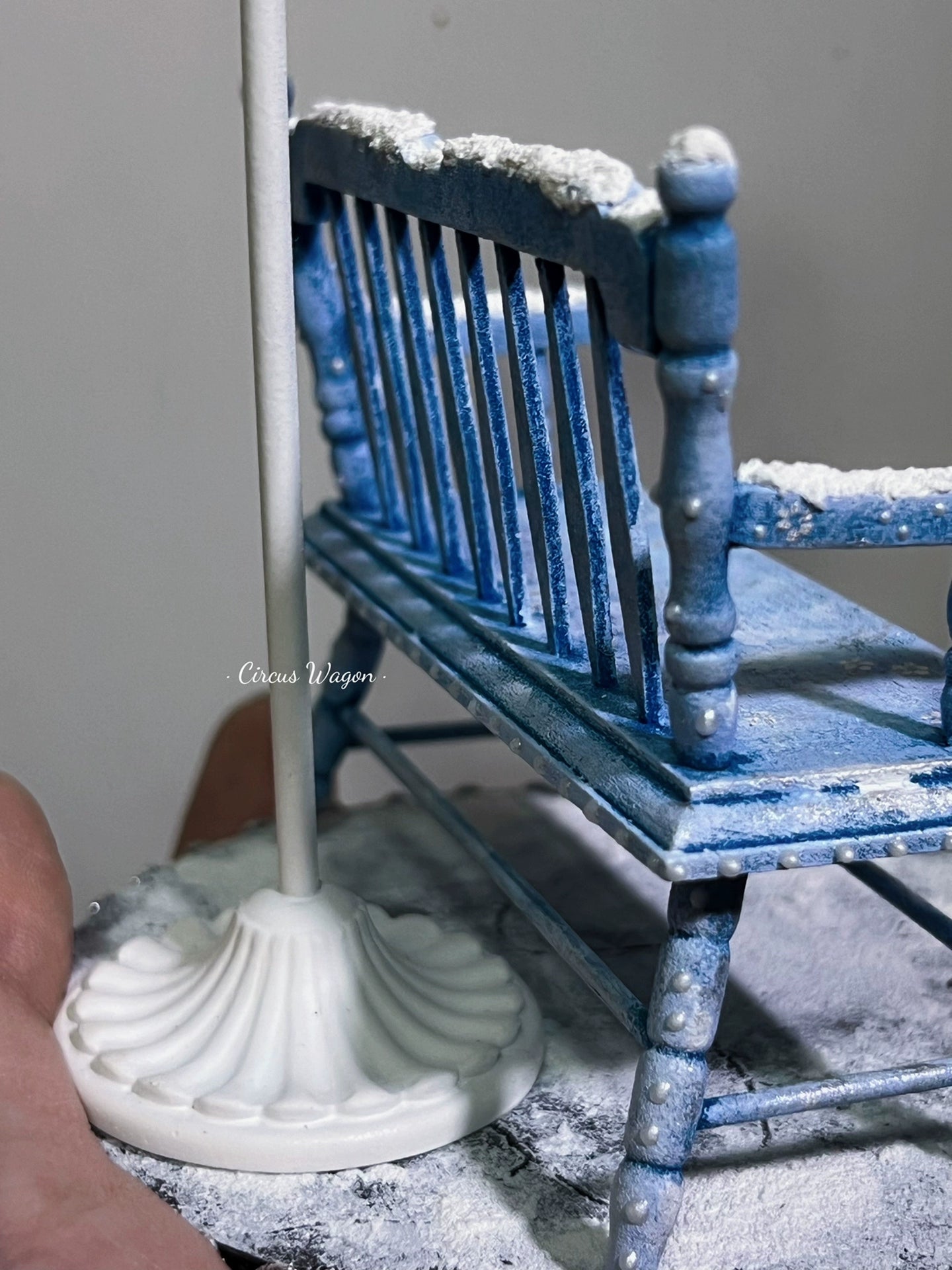 1:12 Scale Winter Street Scene Miniature Dollhouse