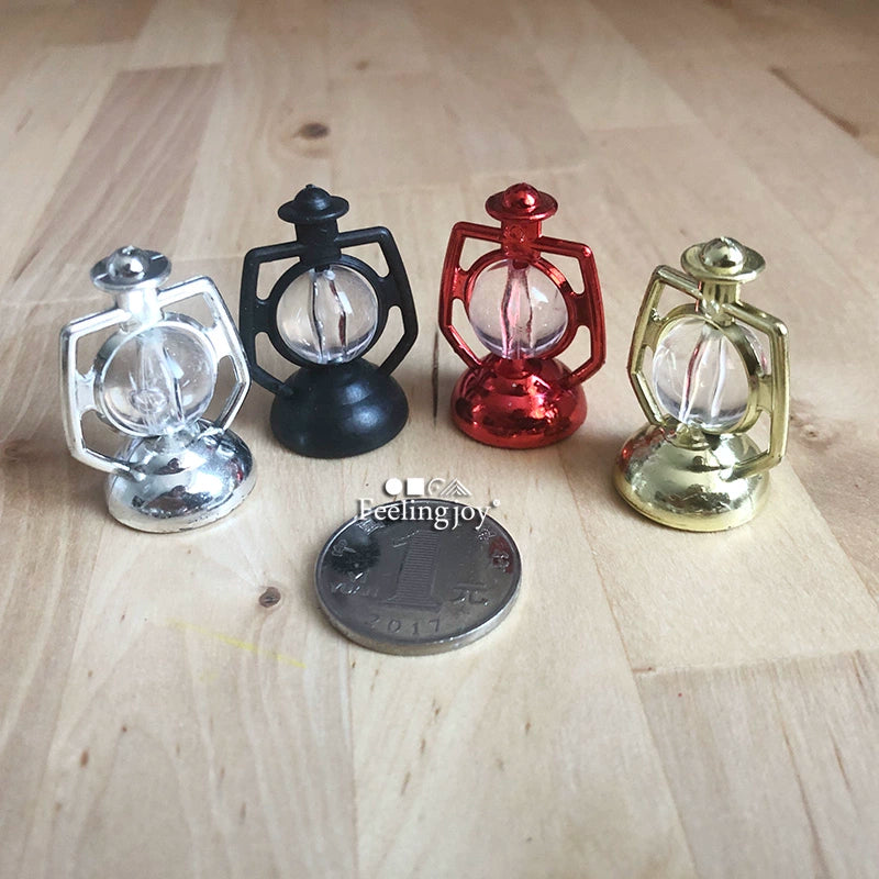 Accessoires pour poupées BJD à l'échelle 1:6, meubles miniatures pour maison de poupée à l'échelle 1:12, accessoires pour photos, lampe à pétrole non éclairée