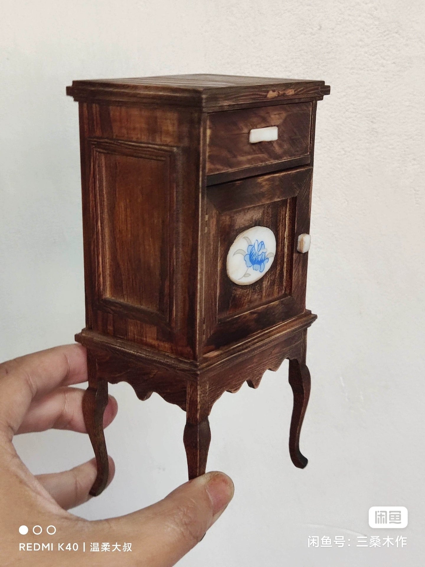 Mueble de casa de muñecas en miniatura de madera a escala 1:6 para BJD, Blythe, Holala, Ob11