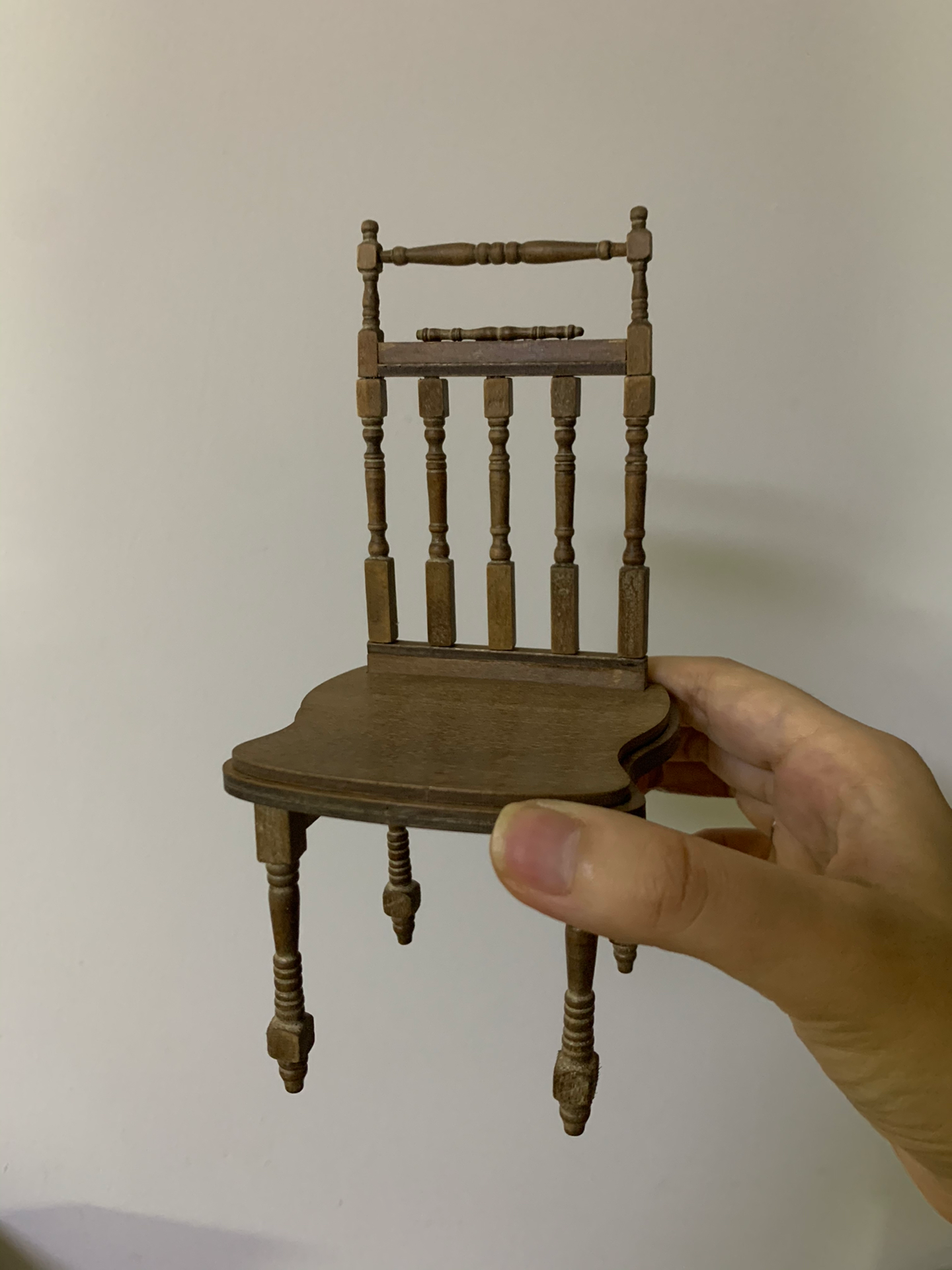 1:6 Scale Miniature Nordic Retro Wooden Cabinet Dollhouse Furniture For Blythe And Ob11 Dolls