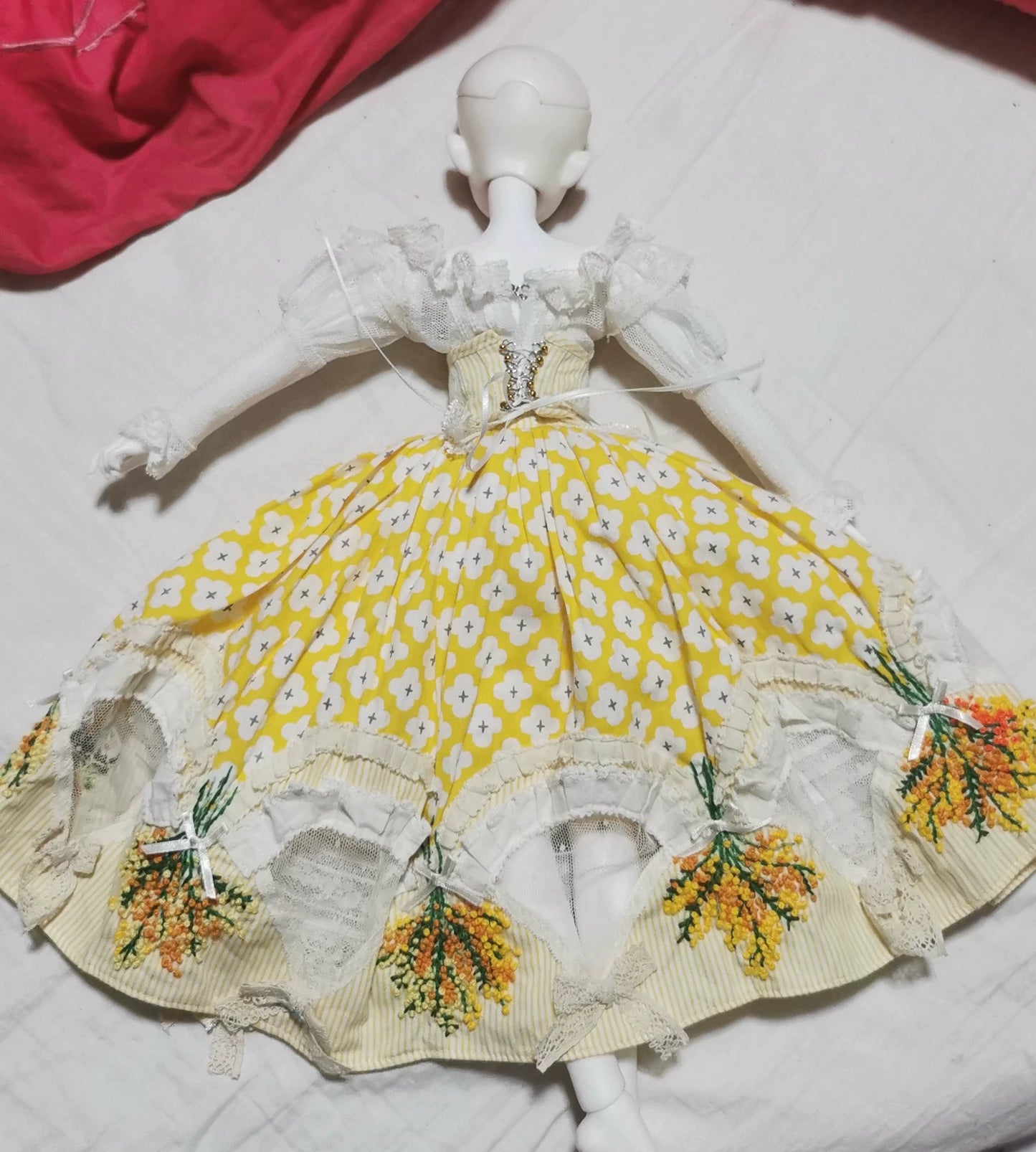 1:6 Scale Bjd Doll Clothes Heavy Craftsmanship Miniature Outfit Only Worn Once