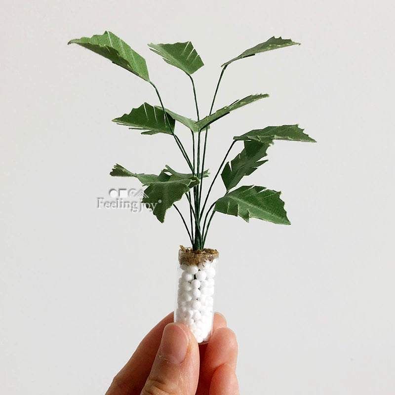 Accessoires miniatures pour maison de poupée à l'échelle 1:6 : plantes en pot réalistes pour poupées BJD, accessoires de photographie