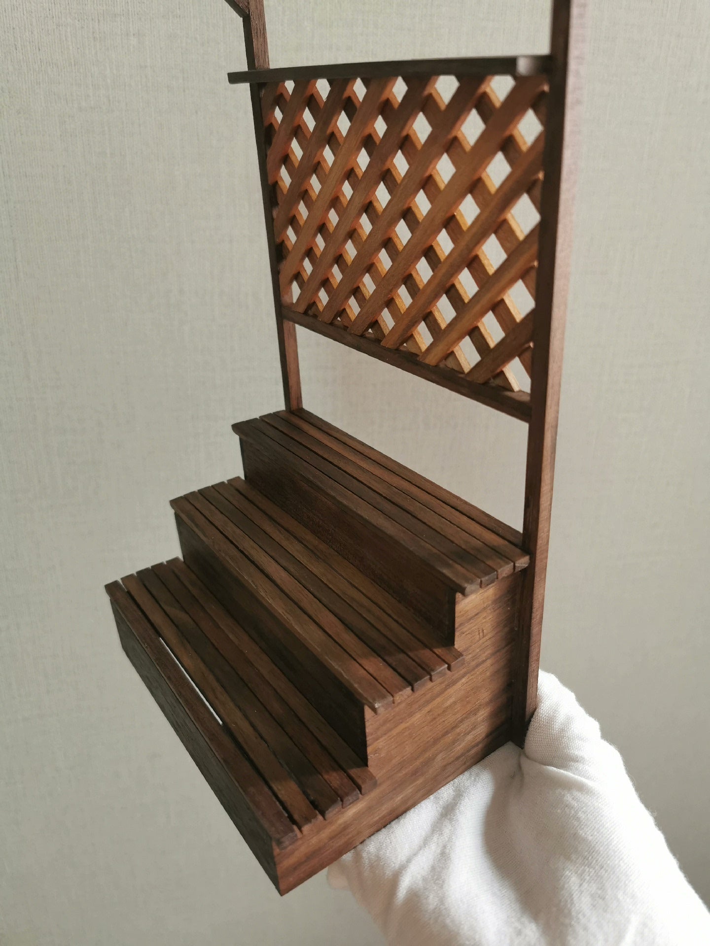 Soporte de flores en miniatura a escala 1:12, mueble para casa de muñecas, ideal para decorar la sala de estar.