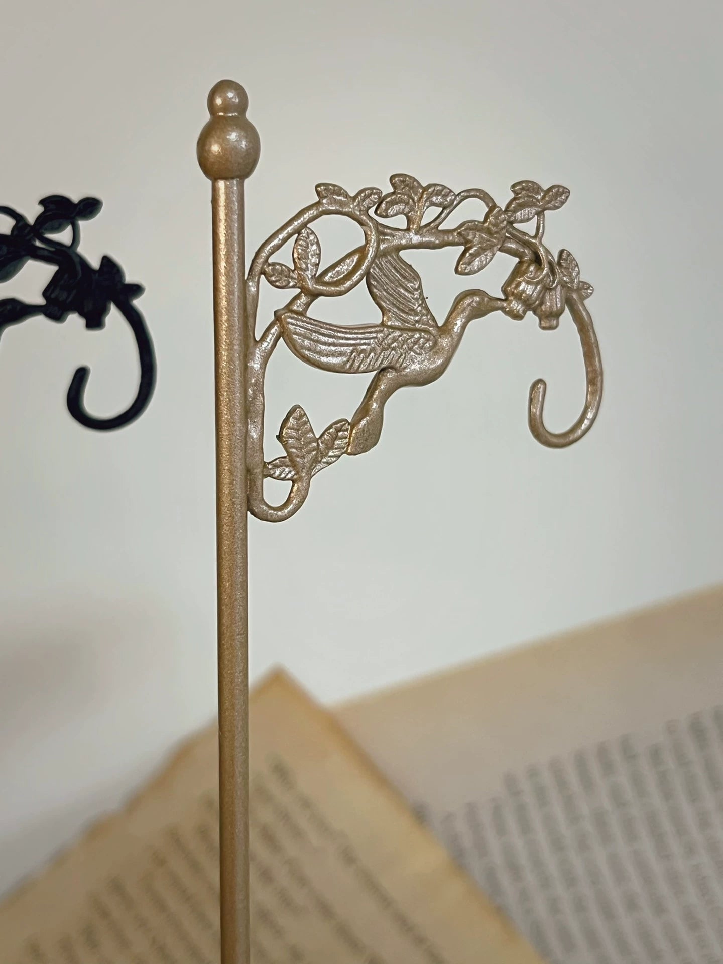 Lampadaire miniature en métal à l'échelle 1:12, accessoire pour maison de poupée