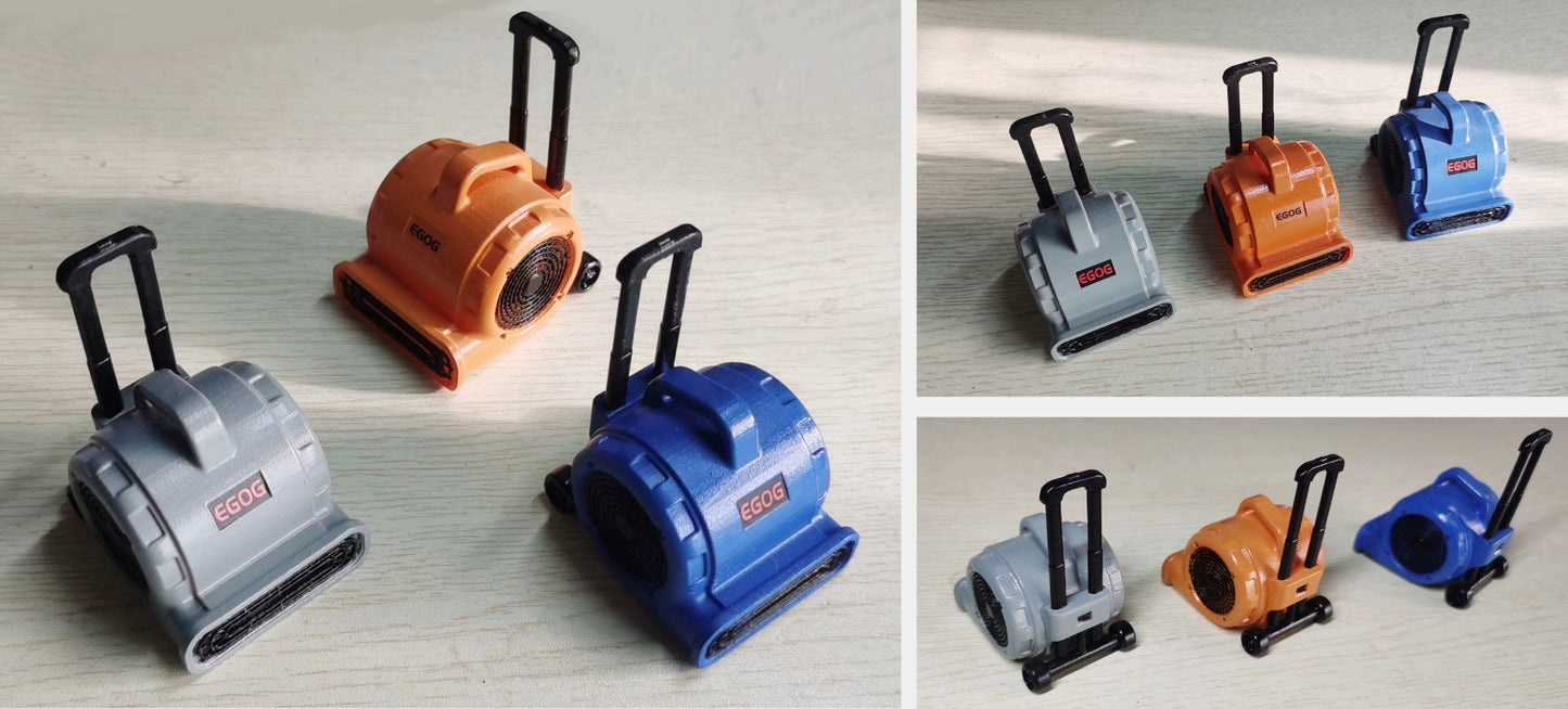 1:12 Scale Miniature Blower Floor Dryer Model For Dollhouse Blythe Furniture