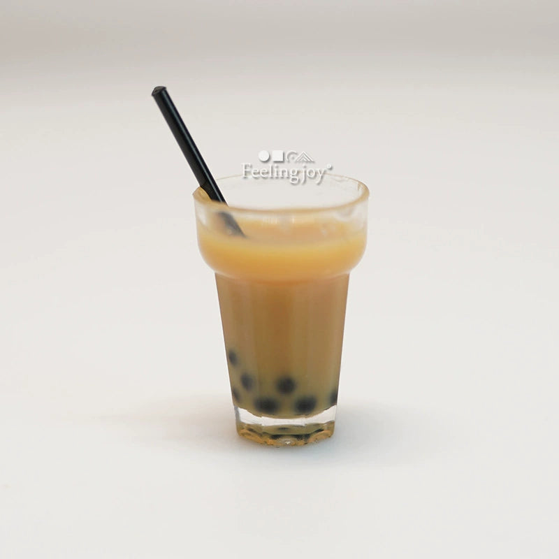 Service à thé miniature pour maison de poupée, échelle 1:6 et échelle 1:12, avec accessoires pour thé noir, citron et matcha