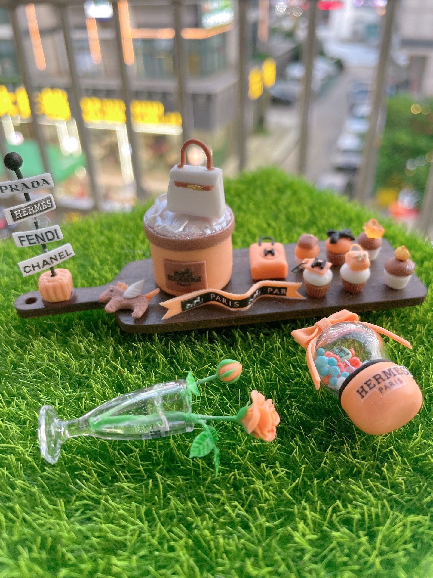 Sac miniature fait main à l'échelle 1:6 pour poupées Blythe et Barbie