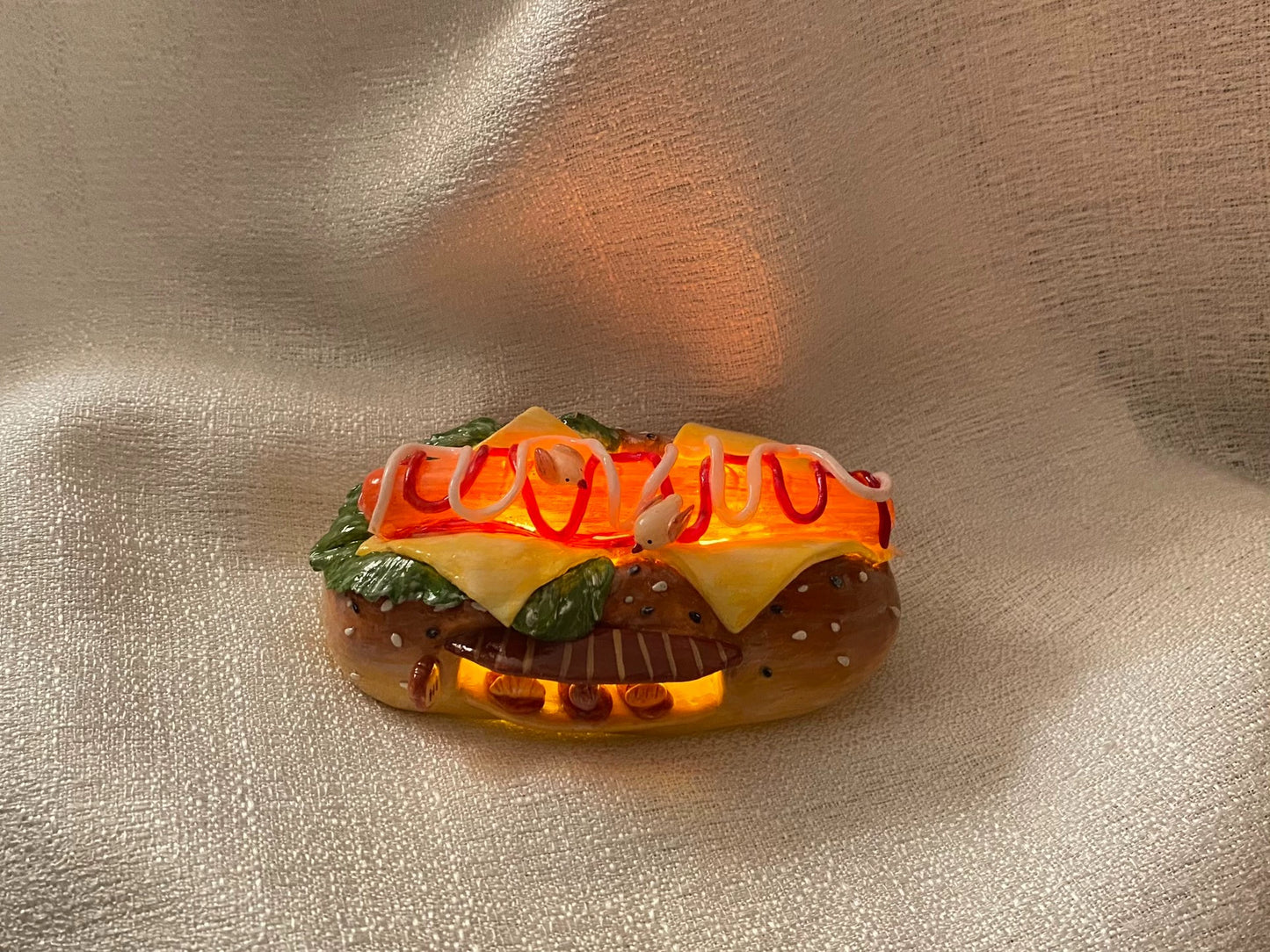 Casa de muñecas en miniatura de panadería de perritos calientes a escala 1:12 con detalles realistas
