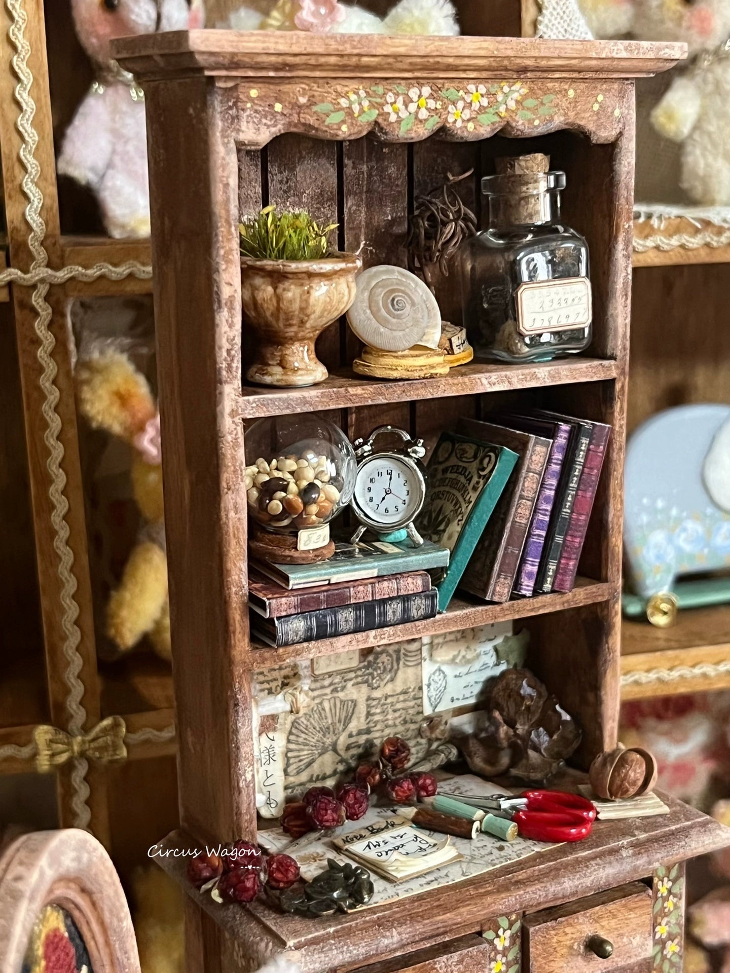 1:12 Scale Miniature Gardening Study Desk Miniature Dollhouse Furniture