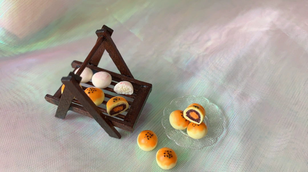 1:12 Scale Miniature Egg Yolk Pastry Dollhouse Food Accessory