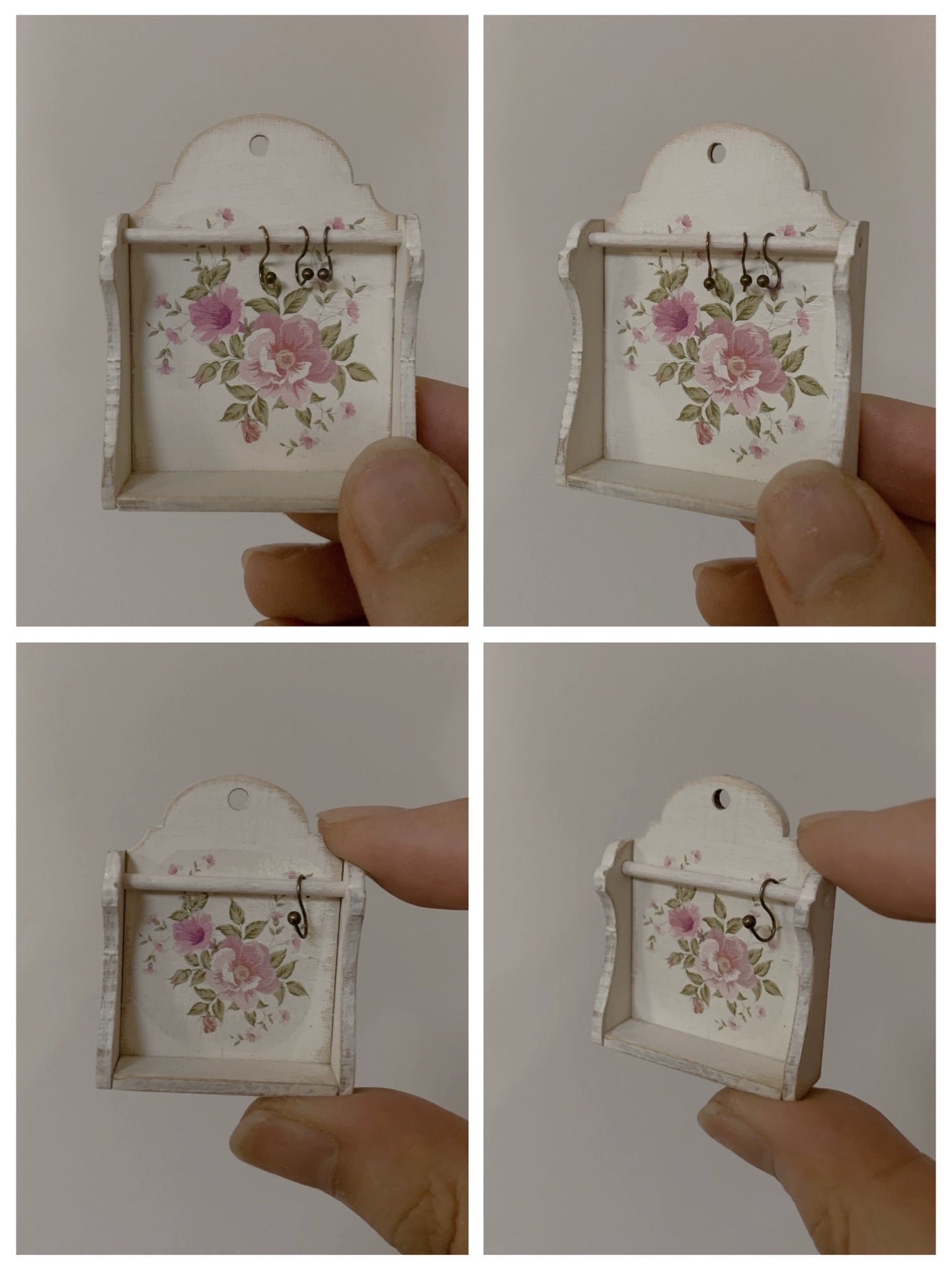 1:12 Scale Miniature Dollhouse Furniture Wooden Shelf For Blythe Dolls OB11