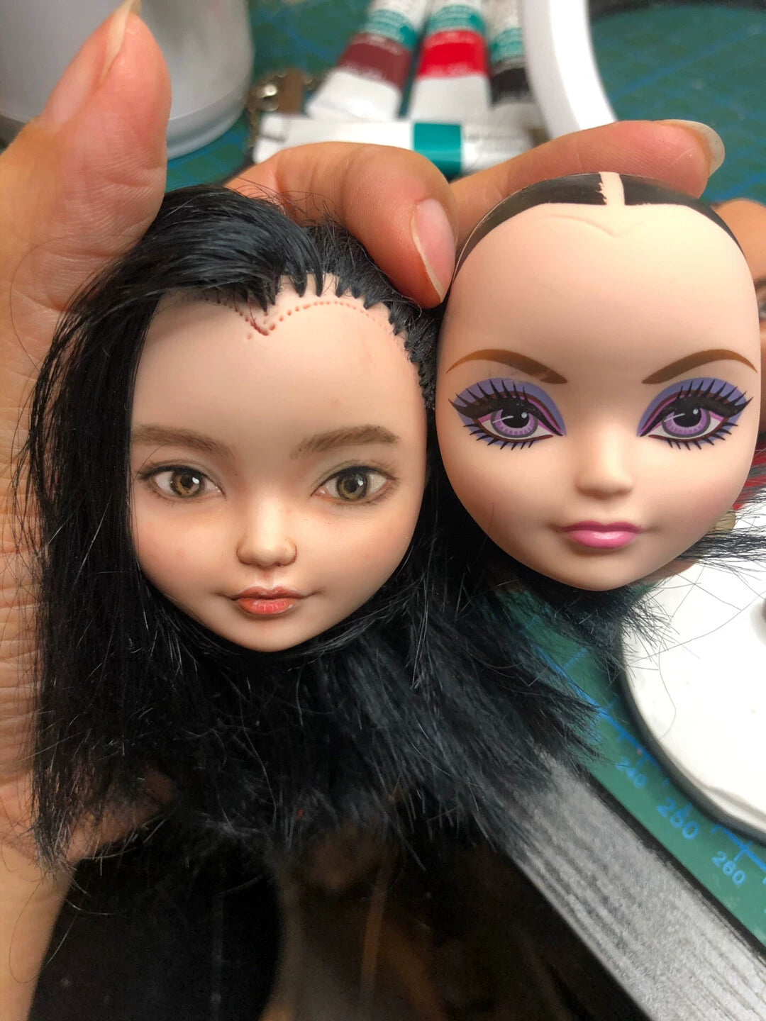 1:6 Scale Miniature Doll Hunter And Queen With Realistic Makeup