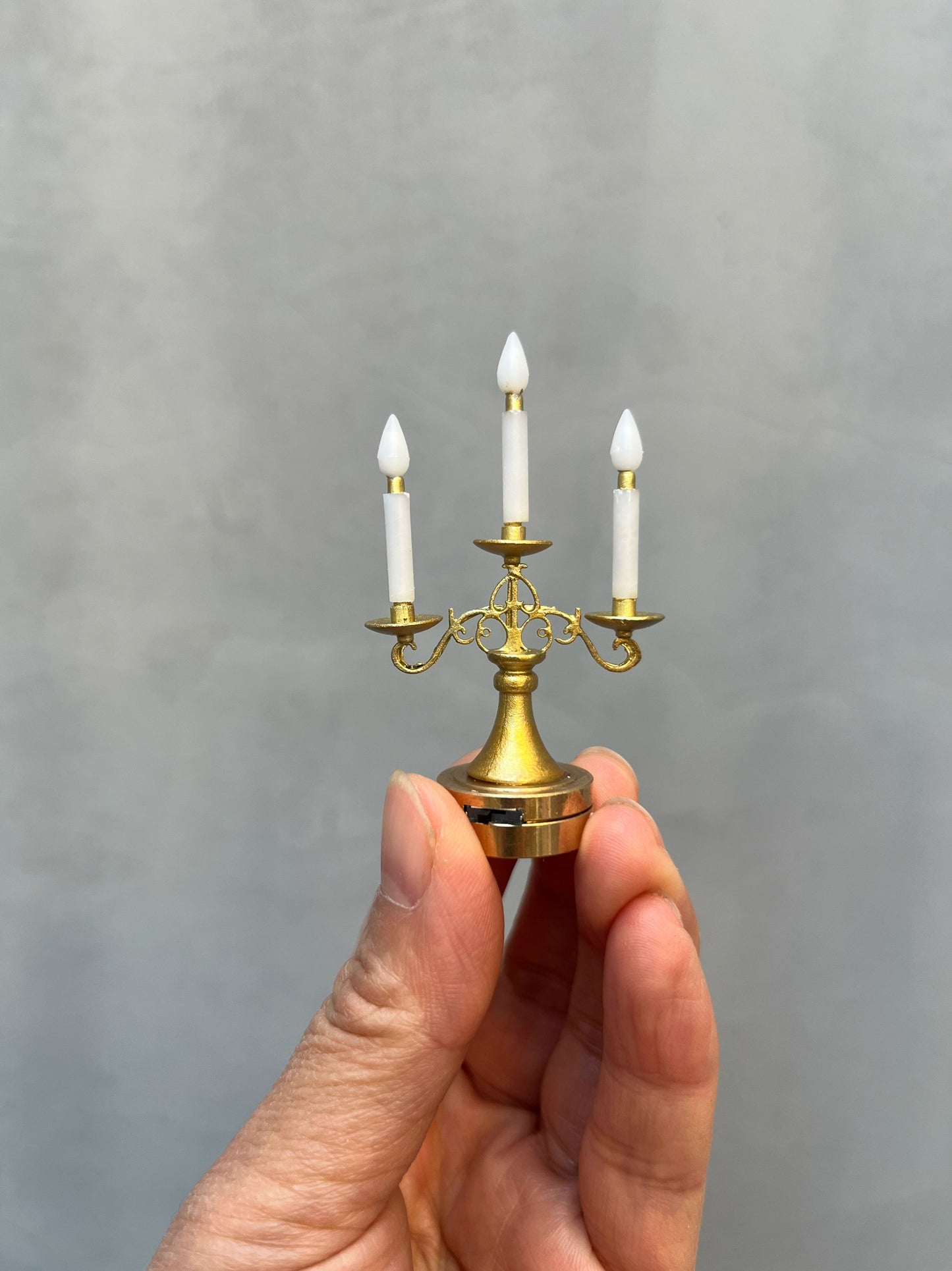 Maison de poupée miniature à l'échelle 1:12 avec chandelier, modèle pour figurine d'action Ob11 GSC
