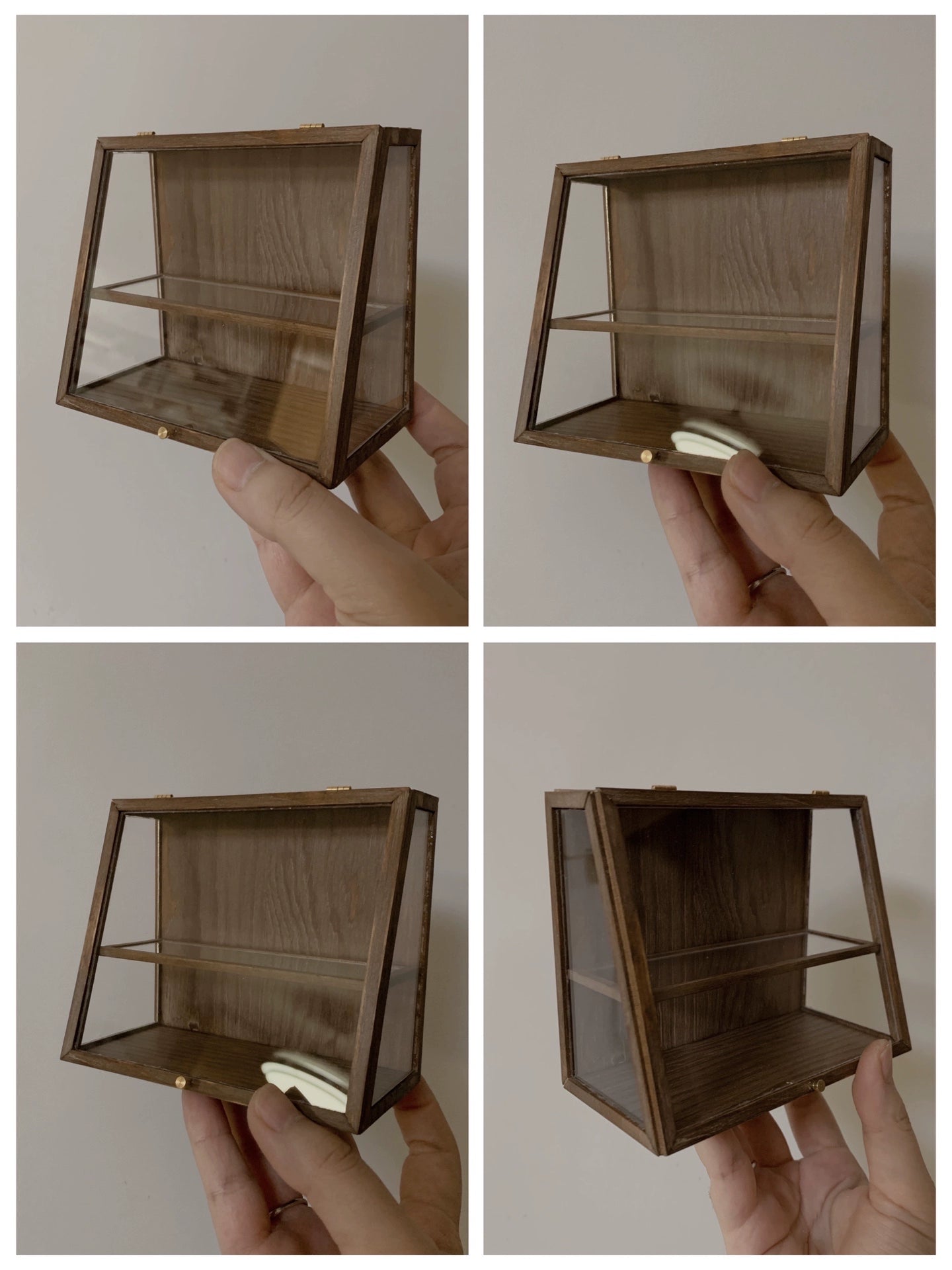 1:6 Scale Wooden Cake Display Cabinet Miniature Dollhouse Furniture For Blythe And Ob11 1:12 Scale
