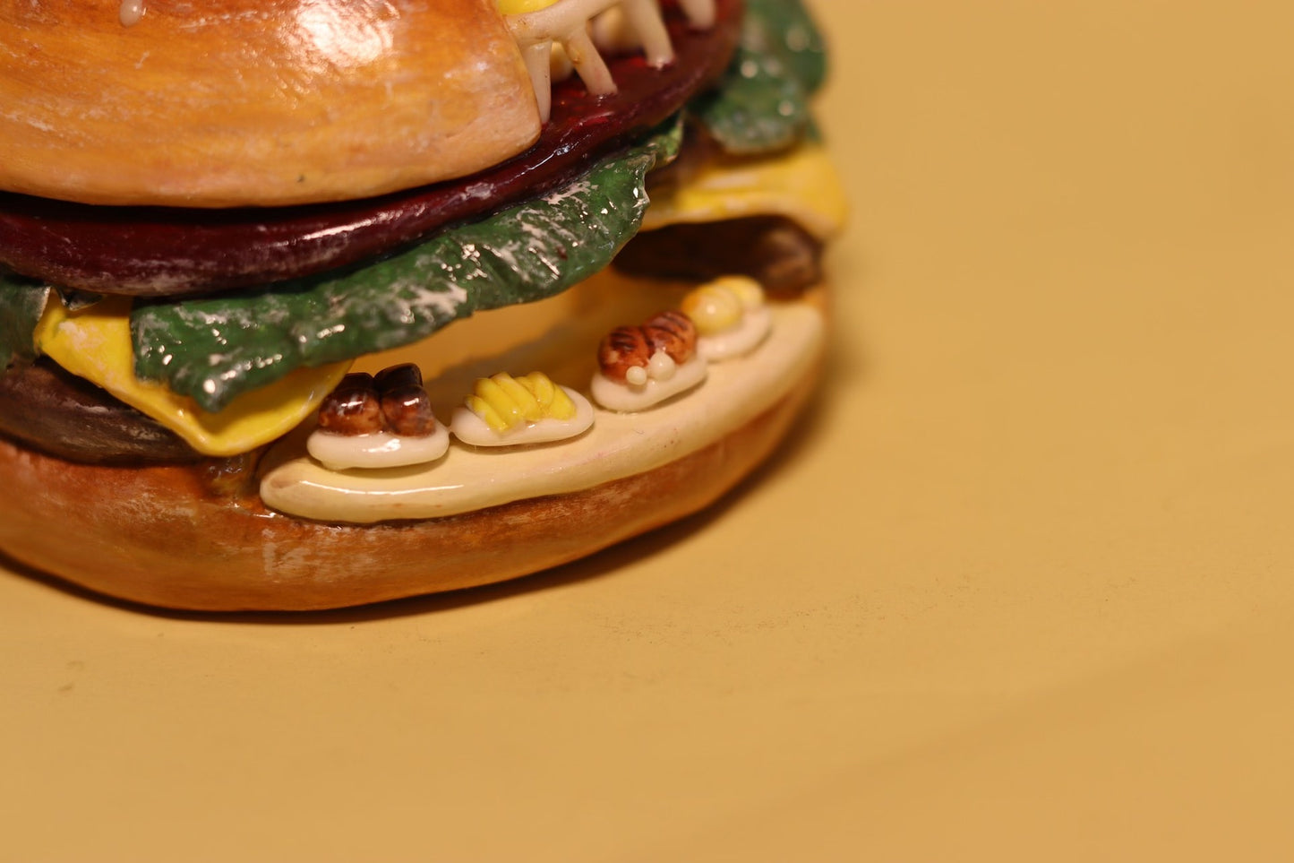 Boutique de hamburgers miniature à l'échelle 1:12, accessoire pour maison de poupée, scène de restaurant de restauration rapide
