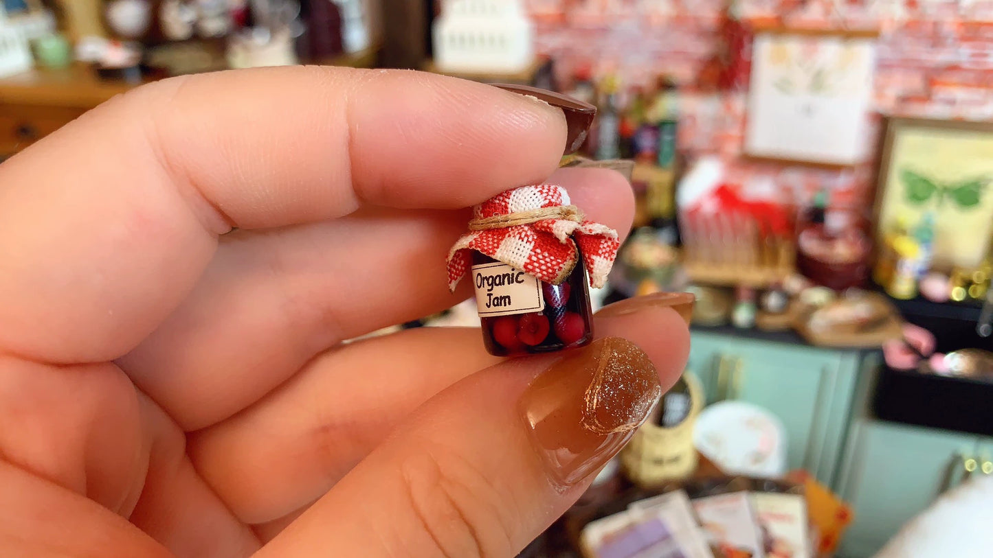 1:12 Scale Miniature Fruit Jars Set Miniature Dollhouse Accessories