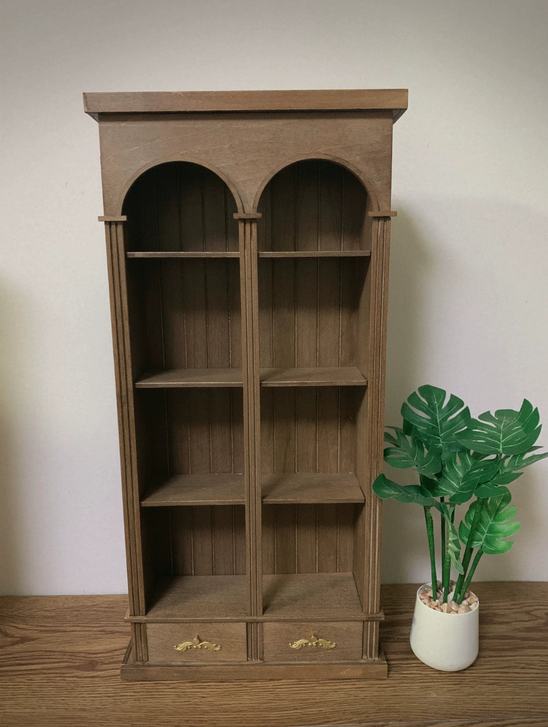 1:6 Scale 1:12 Scale Wooden Cabinet Bookshelf Storage Shelf Miniature Furniture For Blythe Dollhouse