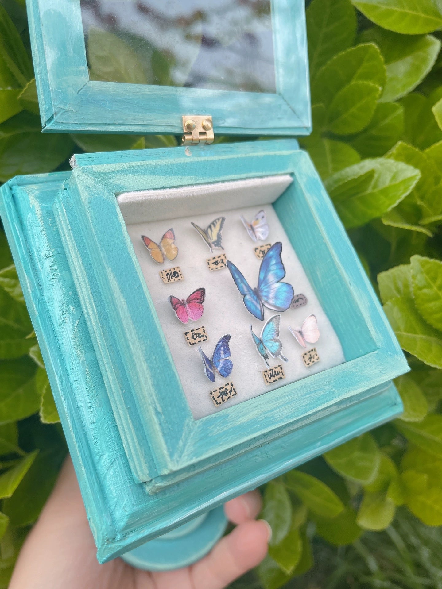 Expositor de joyas en miniatura a escala 1:12, accesorio para casa de muñecas.