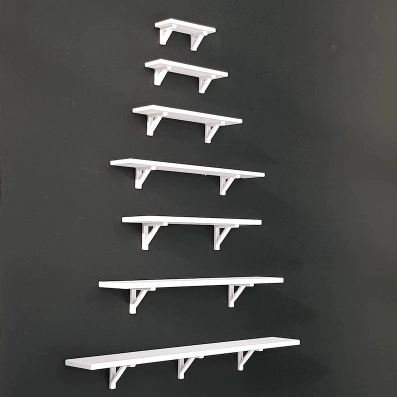 Estante de pared para casa de muñecas a escala 1:12, muebles en miniatura