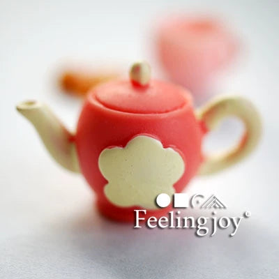 1:12 Scale Miniature Dollhouse Furniture BJD Tea Party Set With Delicious Afternoon Tea Accessories