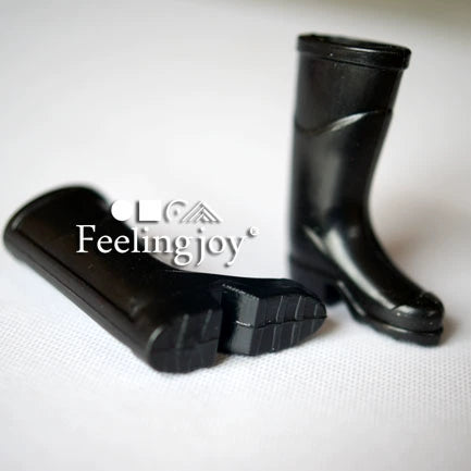 Accessoires pour poupées BJD à l'échelle 1:6, scène de maison de poupée miniature, bottes de pluie haute simulation
