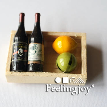 Accessoires pour poupée BJD à l'échelle 1:6, caisse miniature pour nourriture et boissons, pour scène de maison de poupée