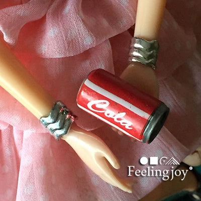 Muebles en miniatura para casa de muñecas a escala 1:12, accesorios, botellas de leche, refresco y jugo, juego de comida