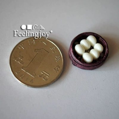 Muebles de casa de muñecas en miniatura a escala 1:12, mesa de comedor plegable china, accesorios de comida en miniatura
