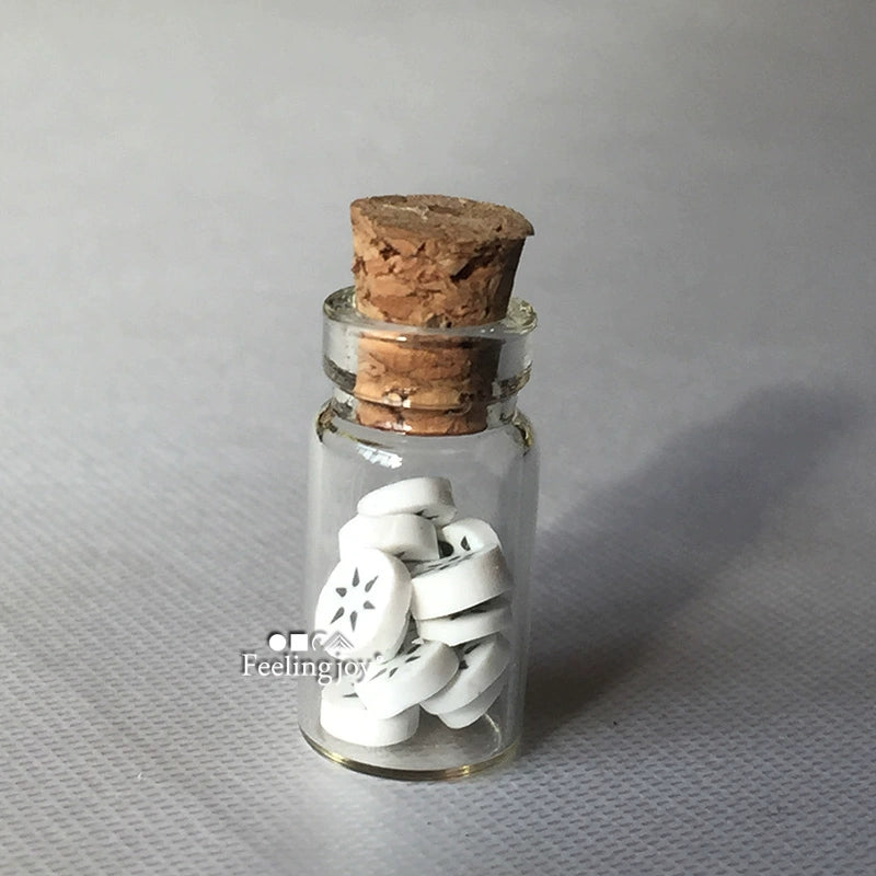 1:12 Scale Miniature Dollhouse Furniture Accessories DIY Glass Jars Fruit Cans Storage Bottles