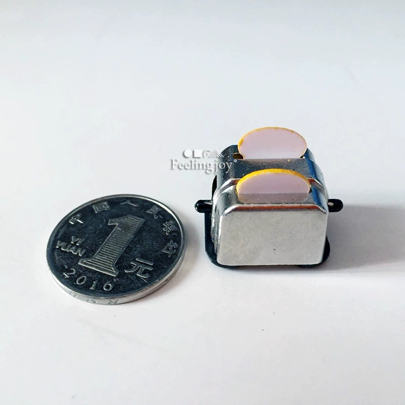 Accesorio de cocina para casa de muñecas en miniatura a escala 1:12, rebanadora de pan, tostadora y muebles en miniatura.