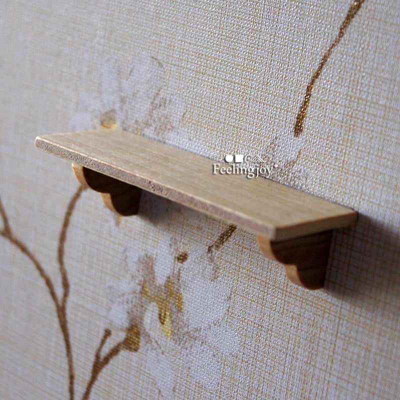 Estante de madera en miniatura a escala 1:6 para casa de muñecas BJD, muebles para exhibición fotográfica