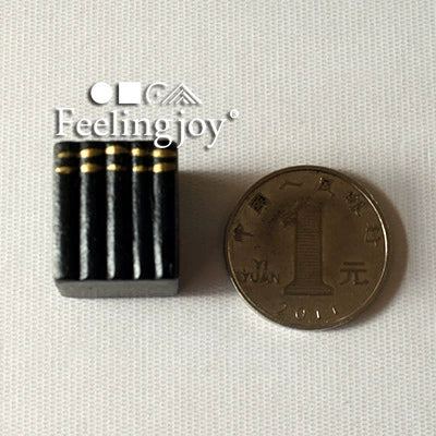 1:12 Scale Miniature Dollhouse Wooden Hand Painted Book Blocks BJD Furniture Accessories