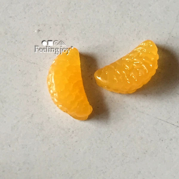 Accessoires miniatures pour maison de poupée BJD à l'échelle 1:6 et 1:12, tranches d'orange réalistes, accessoires alimentaires miniatures