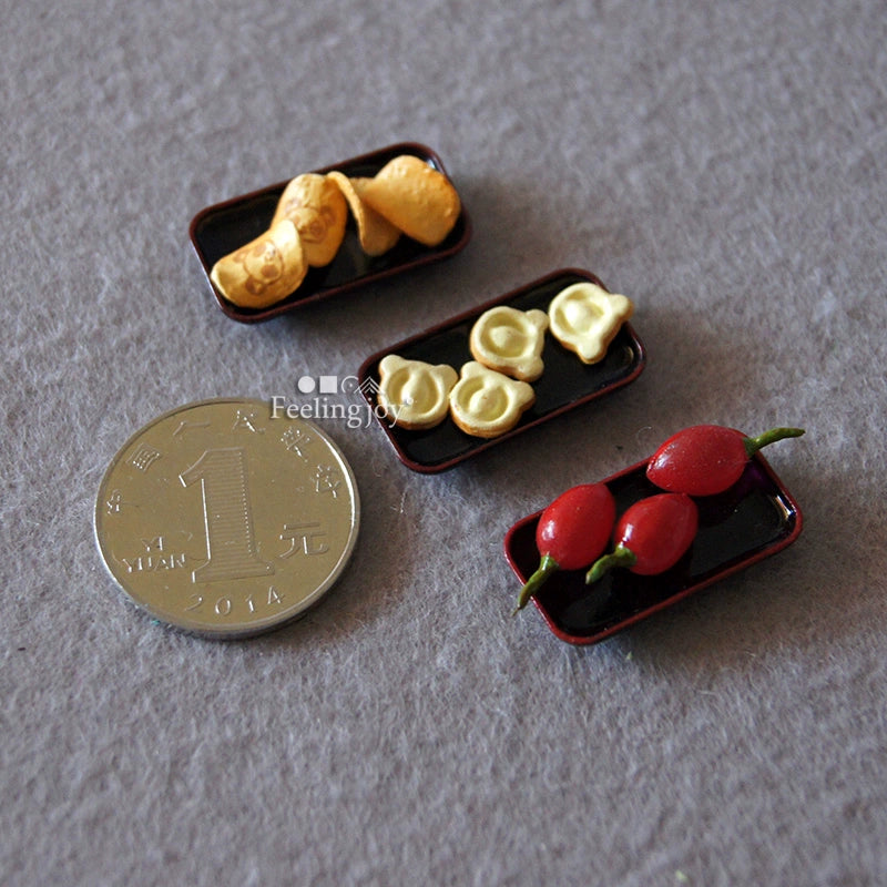 Casa de muñecas en miniatura a escala 1:12, accesorios BJD, platos de comida japonesa, muebles en miniatura, simulación de platos de sushi