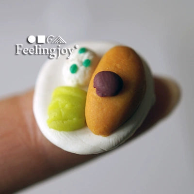 1:12 Scale Miniature Dollhouse Metal Dessert Rack Western Dining Tableware Accessory