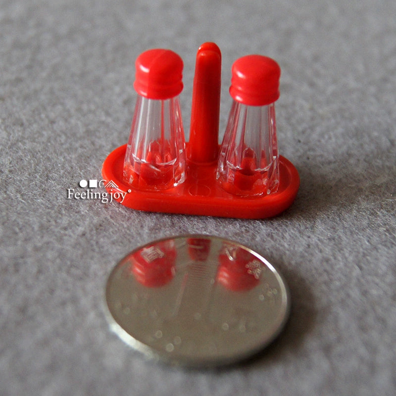 Ensemble de vaisselle en plastique pour maison de poupée miniature à l'échelle 1:6, accessoires BJD