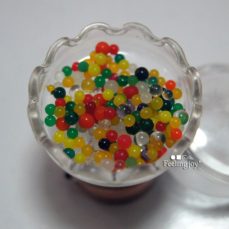 1:12 Scale Miniature Dollhouse DIY Miniature House Model Accessories Wireless LED Candy Table Lamp