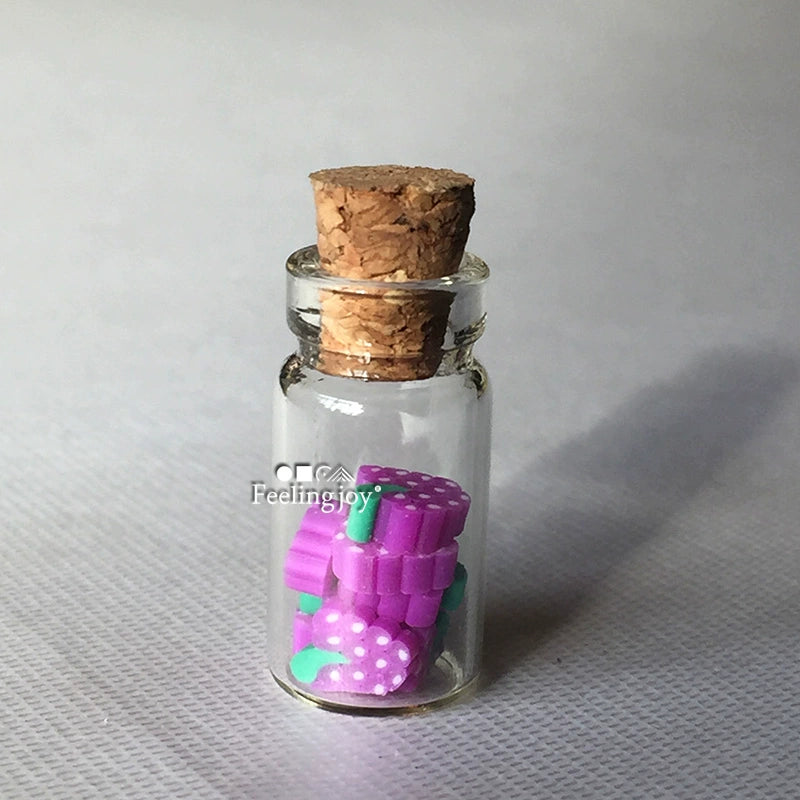 1:12 Scale Miniature Dollhouse Furniture Accessories DIY Glass Jars Fruit Cans Storage Bottles