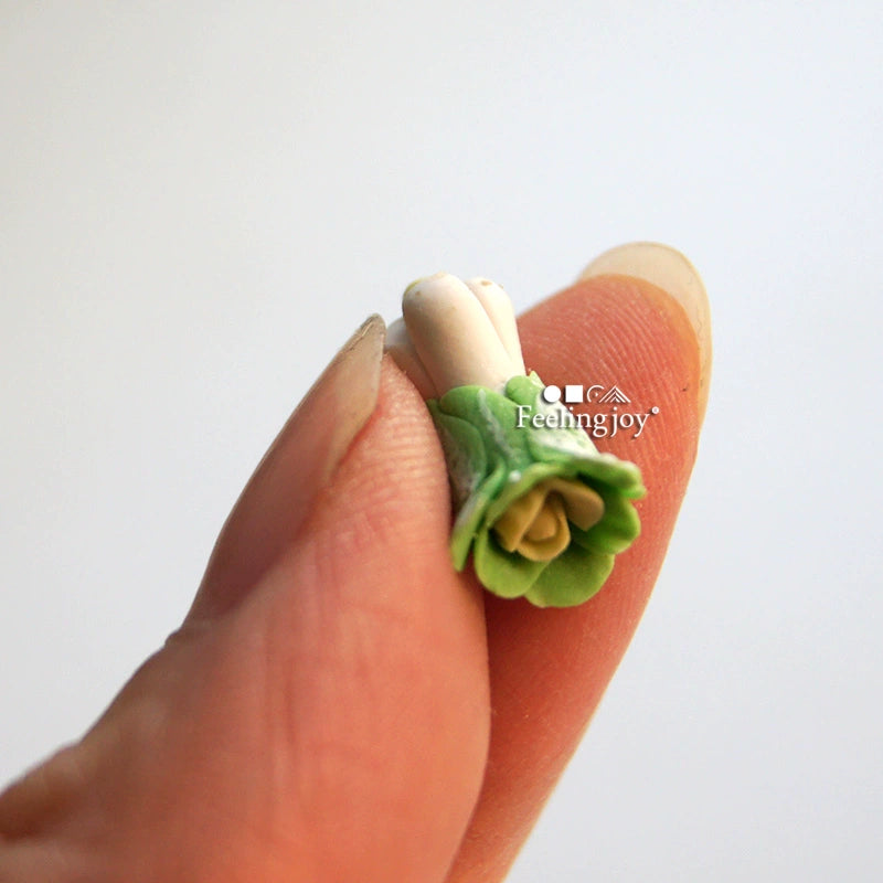 Casa de muñecas en miniatura a escala 1:12, accesorios de escena DIY a escala 1:24, accesorios de modelismo, verduras de arcilla, comida en miniatura
