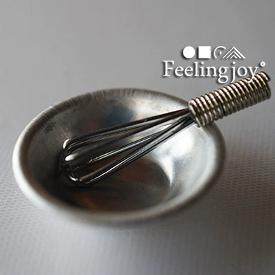Accessoires de cuisine miniatures pour maison de poupée à l'échelle 1:12, fouet en métal, meubles miniatures