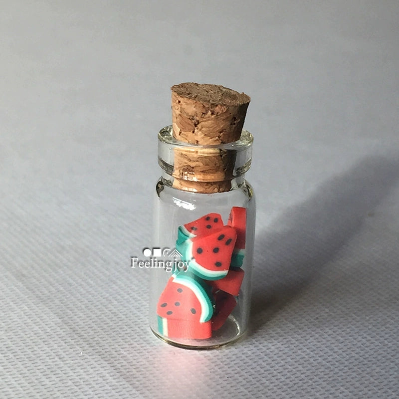 1:12 Scale Miniature Dollhouse Furniture Accessories DIY Glass Jars Fruit Cans Storage Bottles