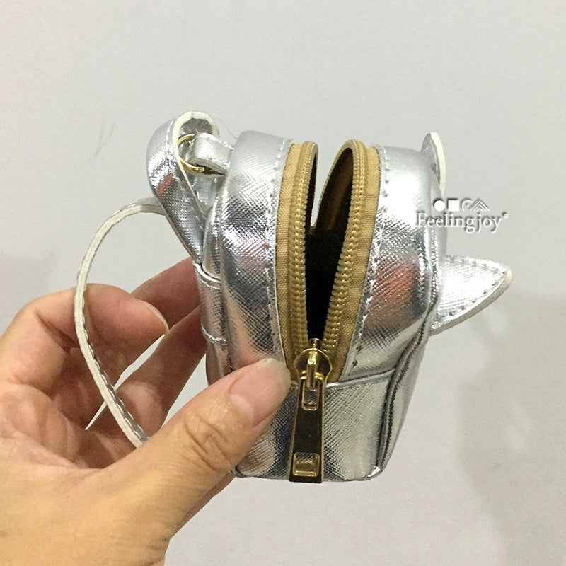 Mochila en miniatura a escala 1:12 para muñecas BJD, accesorio para escenas DIY