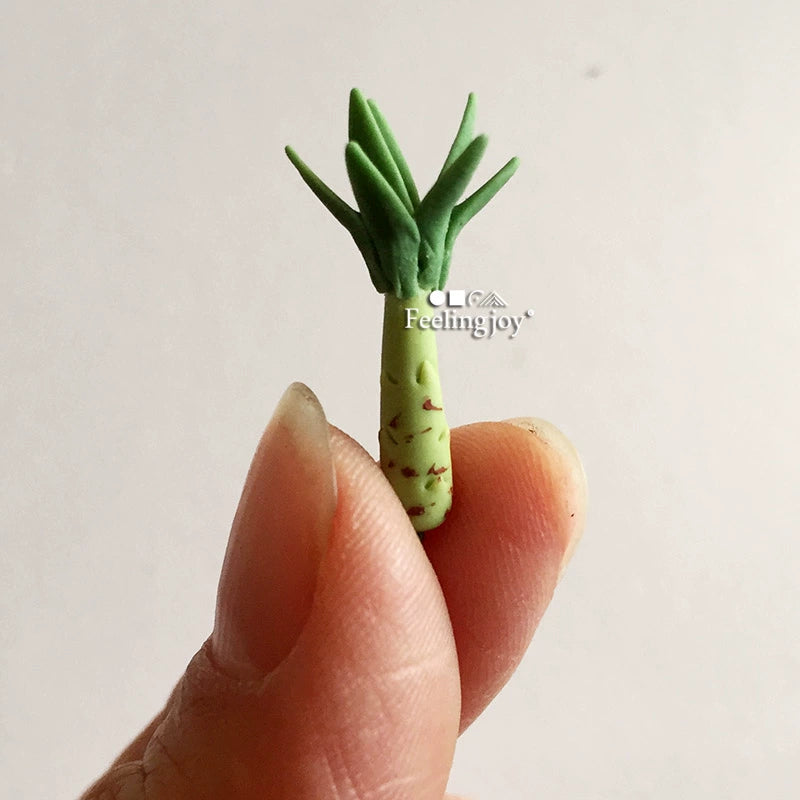 Casa de muñecas en miniatura a escala 1:12, accesorios de escena DIY a escala 1:24, accesorios de modelismo, verduras de arcilla, comida en miniatura
