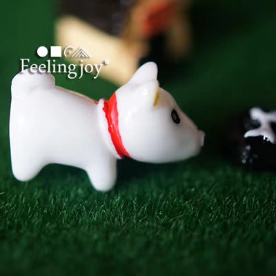 Ensemble de panier et gamelle pour chien miniature pour maison de poupée à l'échelle 1:12, accessoires de scène BJD