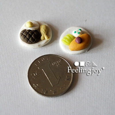 1:12 Scale Miniature Dollhouse Metal Dessert Rack Western Dining Tableware Accessory