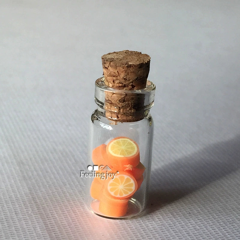 1:12 Scale Miniature Dollhouse Furniture Accessories DIY Glass Jars Fruit Cans Storage Bottles