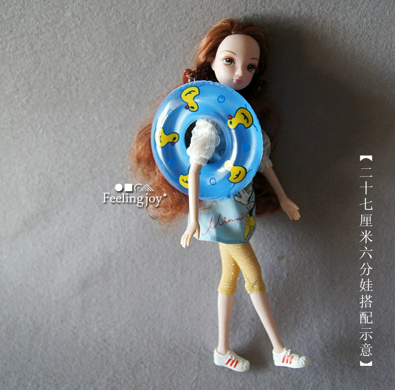 Bouée de sauvetage gonflable miniature pour poupée BJD, échelle 1:6 et 1:12