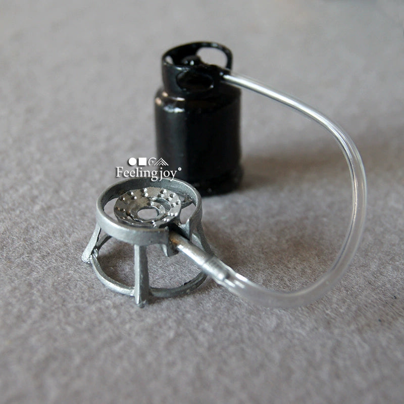 Accessoires miniatures pour maison de poupée, échelle 1:12, réservoir d'essence, meubles miniatures