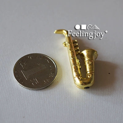 Échelle 1:6 Échelle 1:12 BJD Poupée Miniature Accessoires de Maison de Poupée Trompette Saxophone Instruments de Musique Miniatures